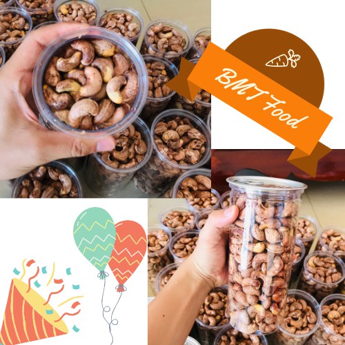 500g Hạt Điều Rang Muối Nguyên Lụa, Hạt Điều Nguyên Hạt Còn Vỏ Lụa (Loại 430 - 450 hạt/Kg) Có Giấy Phép VSANTP | BigBuy360 - bigbuy360.vn