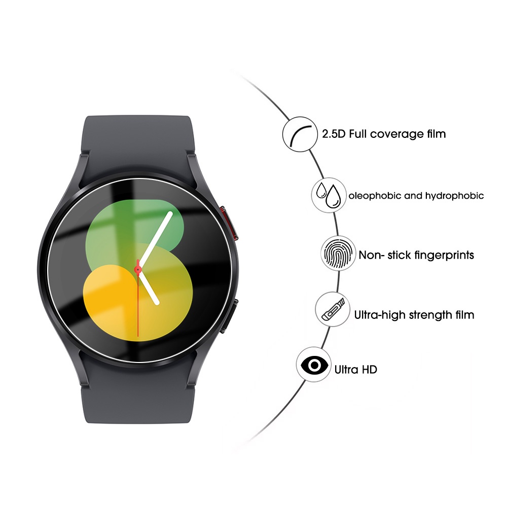 Kính Cường Lực Cao Cấp HD Trong Suốt Chống Trầy Cho Đồng Hồ Samsung Galaxy Watch 5 44mm 40mm