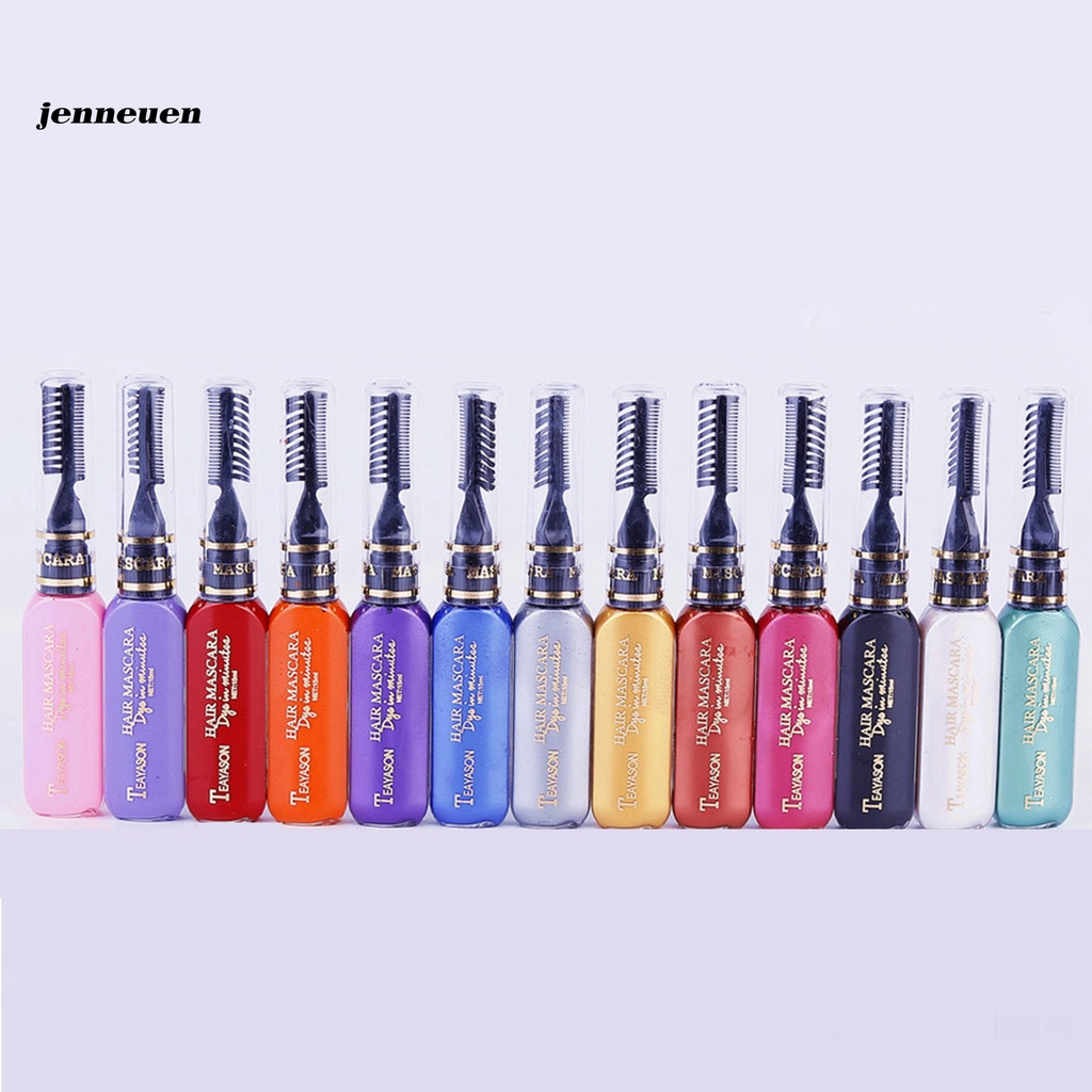 [Hàng mới về] Kem nhuộm tóc tạm thời tự làm dễ sử dụng nhiều màu sắc thời trang