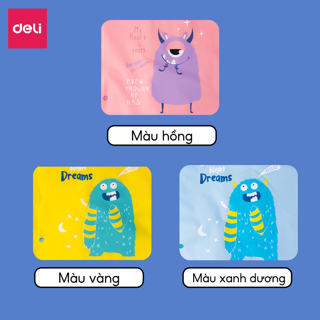 Áo Mưa Trẻ Em Deli - Siêu Dày Chống Thấm Nước Có Phản Quang Phơi Mau Khô Che Kín Người Kèm Túi Đựng, Chất Liệu An Toàn