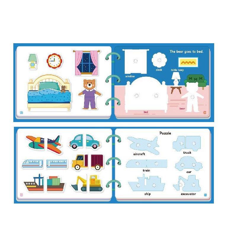[Loại 1 Dày Dặn] Sách Bóc Dán Thông Minh Dán Hình 17 Chủ Đề Montessori Cho Bé
