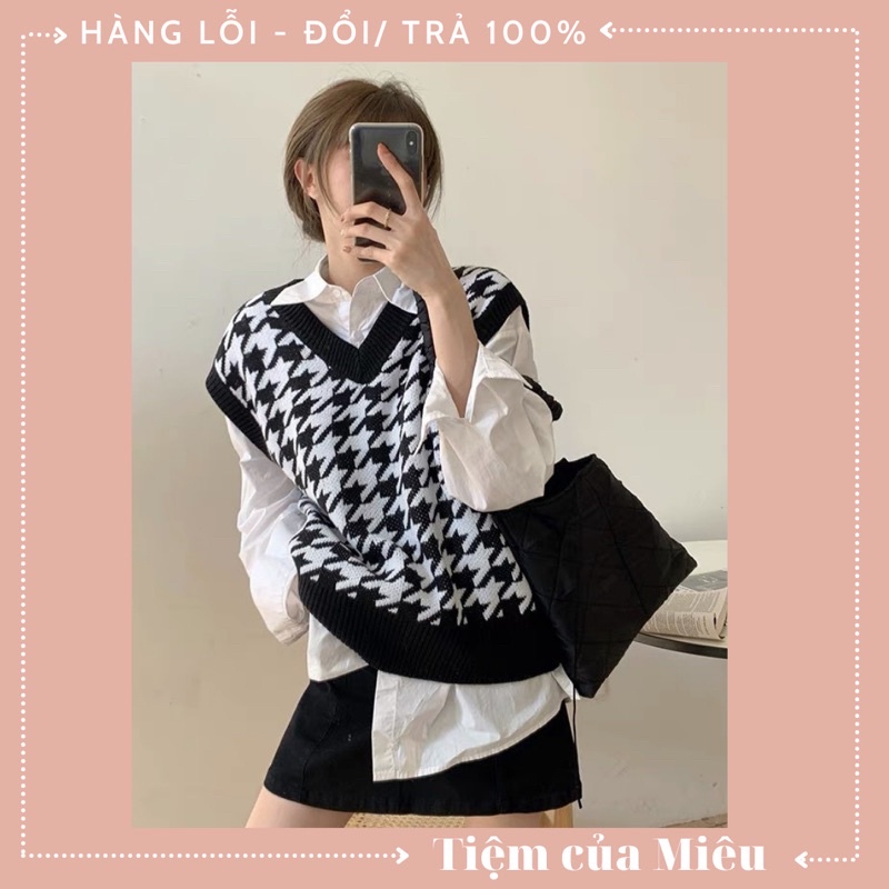 [Mã FAMARAL2 giảm 10K đơn 50K] Áo ghile thổ cẩm kẻ ô ziczac 3 lỗ Tiệm của Miêu | BigBuy360 - bigbuy360.vn