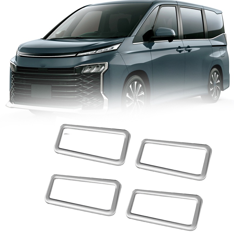 Khung Viền Lỗ Thông Gió Phía Trước Bằng ABS Mạ Màu Cho Toyota Voxy 2022