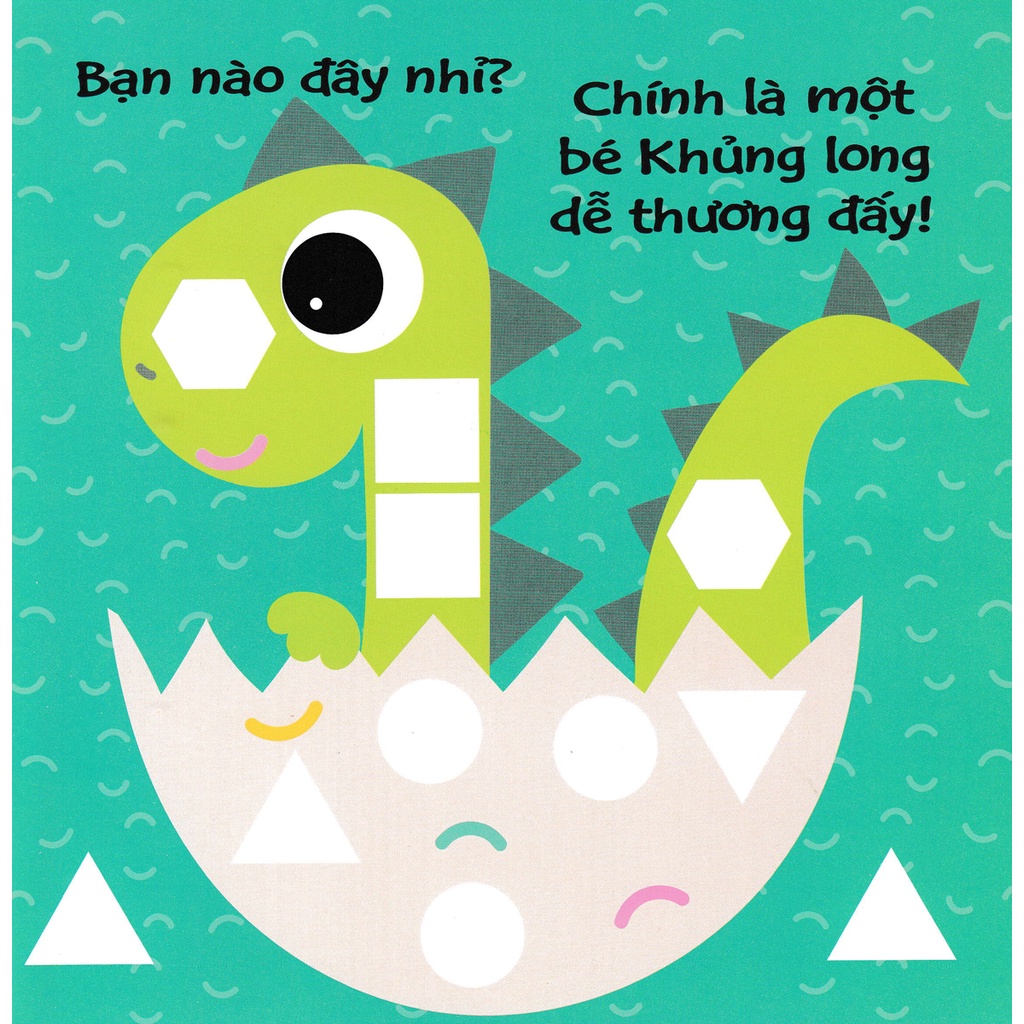 Sách - Hình Dán Ngộ Nghĩnh Phát Triển Khả Năng Quan Sát - Khủng Long - DTI