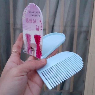 Gương soi kèm lược bỏ bóp mini (kt: 5.8×9.5cm)