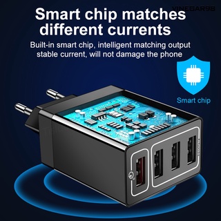 Củ Sạc Nhanh 4 Cổng Usb 48w Qc3.0