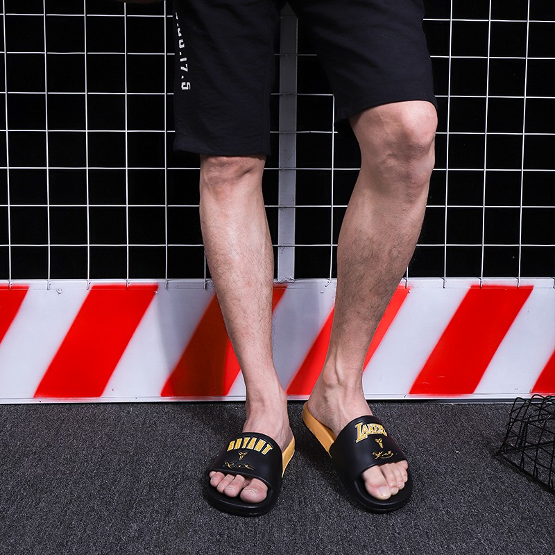 NBA Superstar slipper Dép lê nam quai ngang phong cách sport thời trang Size40-47 Men's indoor sandals