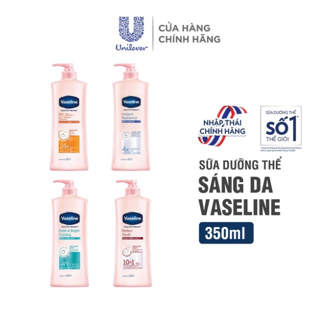 Sữa dưỡng thể trắng da Vaseline