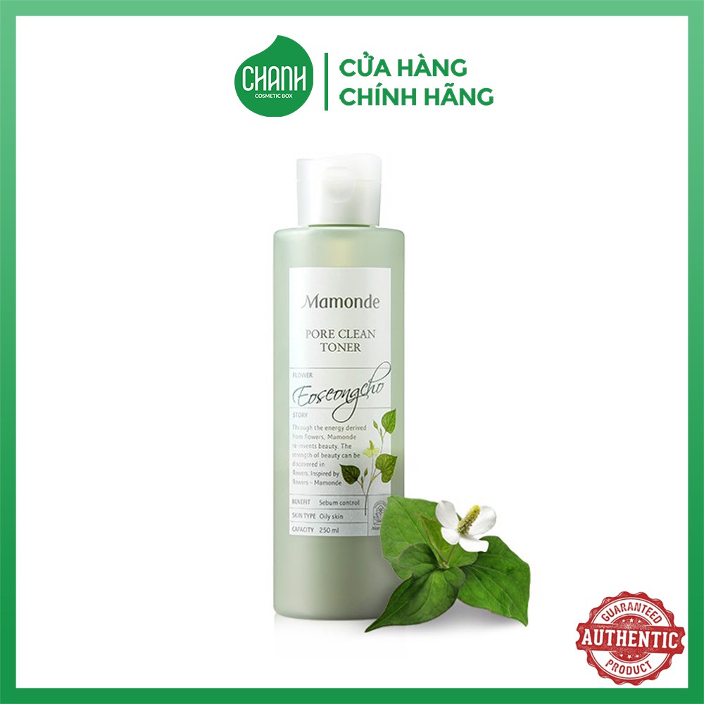 Nước hoa hồng Mamonde pore clean 250ml