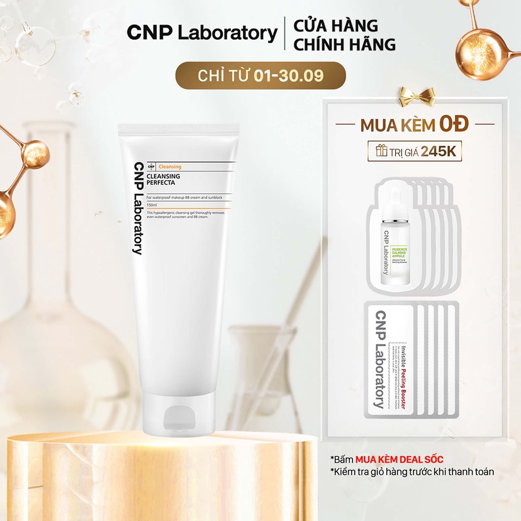 Gel tẩy trang sạch sâu CNP Laboratory Cleansing Perfecta 150ml