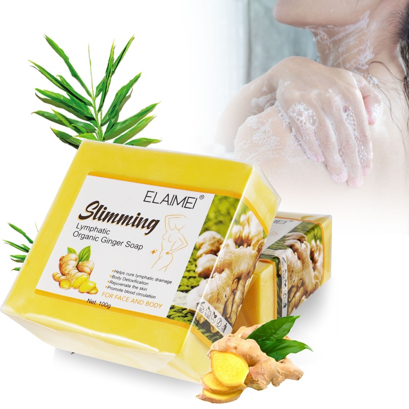 Xà Phòng Thải Độc Hương Gừng Hữu Cơ Tự Nhiên Trị Sưng
