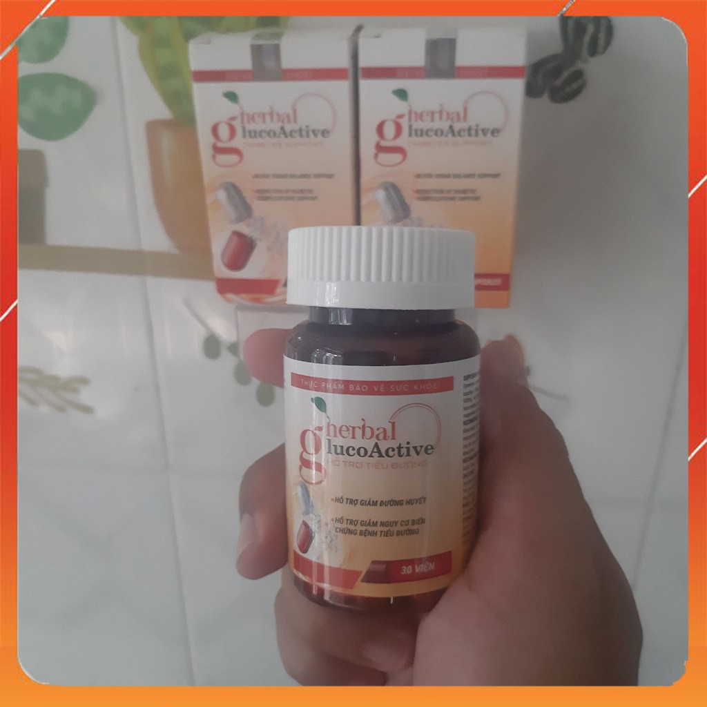 VIÊN UỐNG HERBAL GLUCOACTIVE - Hỗ Trợ Giải Quyết Nỗi Lo Tiểu Đường Ổn Định Đường Huyết - [CHÍNH HÃNG HỘP 30 VIÊN] | BigBuy360 - bigbuy360.vn