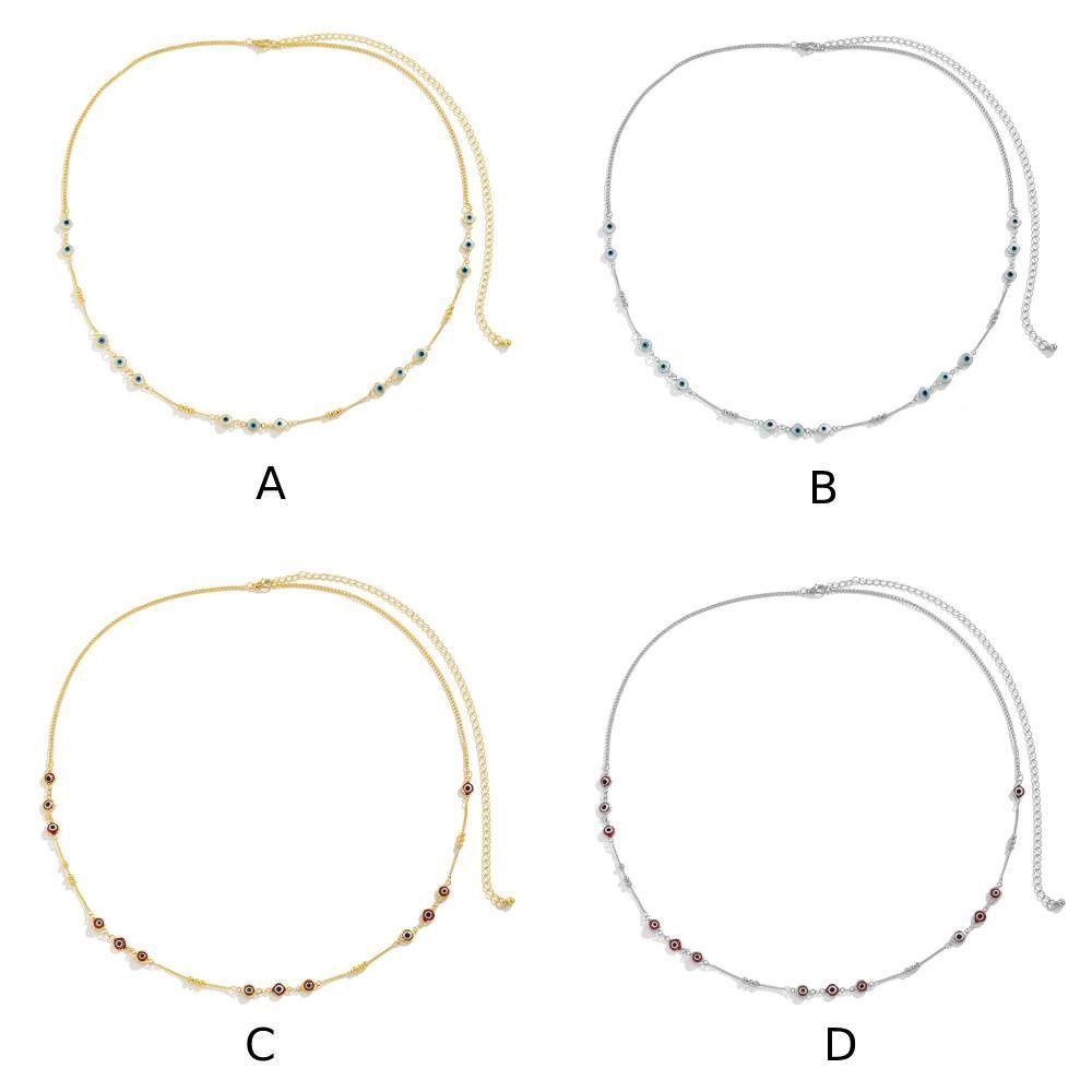✣HS✣ Charm Demon Eyes Waist Chain Lady Body Jewelry Waist Belly Chain Summer Beach Bikini Decor Sexy Waist Chain Fashion Women Gifts