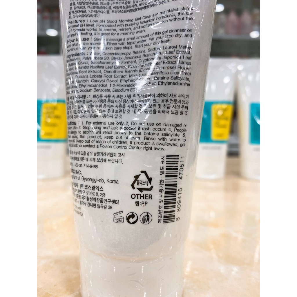 Gel Rửa Mặt Dịu Nhẹ Cosrx Low pH Good Morning Gel Cleanser (150ml)