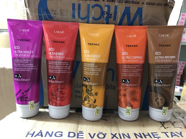 Combo Dầu gội / Hấp cho tóc màu nhuộm Lakme Teknia Ultra 300ml/250ml