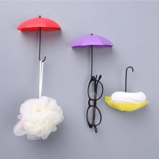 Móc dán tường treo vật dụng nhỏ gọn hình ô dù ☂