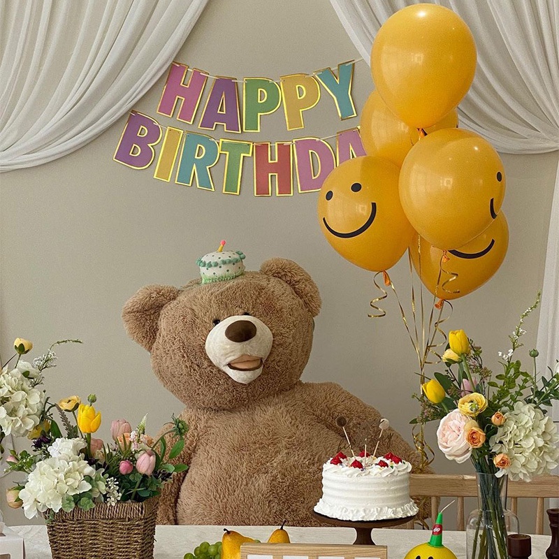 Set 10 Bong Bóng Trang Trí Tiệc Sinh Nhật Cho Bé