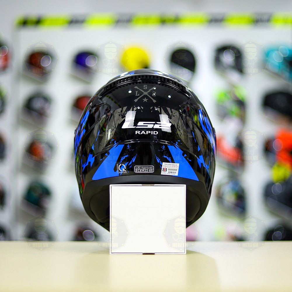 Mũ Fullface LS2 FF353 Rapid Đạt Chuẩn Quốc Tế Palimnesis - Helmets 4U