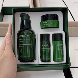 Bộ Kit Dưỡng Da Trà Xanh 4 Món Innisfree Green Tea Seed