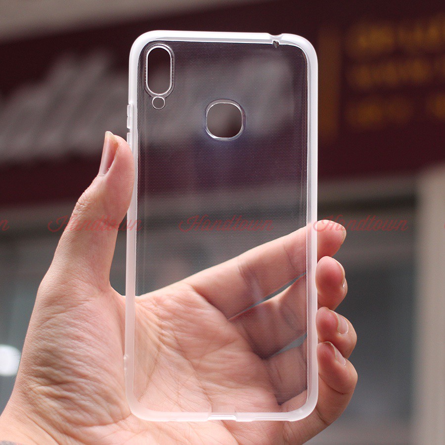 Ốp Lưng Vsmart Joy 1 Plus Silicone Dẻo Viền Nhám Kèm Chân Dựng