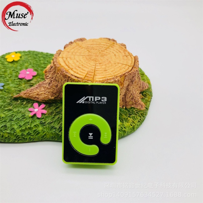 Máy Nghe Nhạc Mp3 Mp3 Dạng Kẹp Kèm Dây Cáp Sạc Và Tai Nghe Thiết Kế Nhỏ Gọn Tiện Dụng