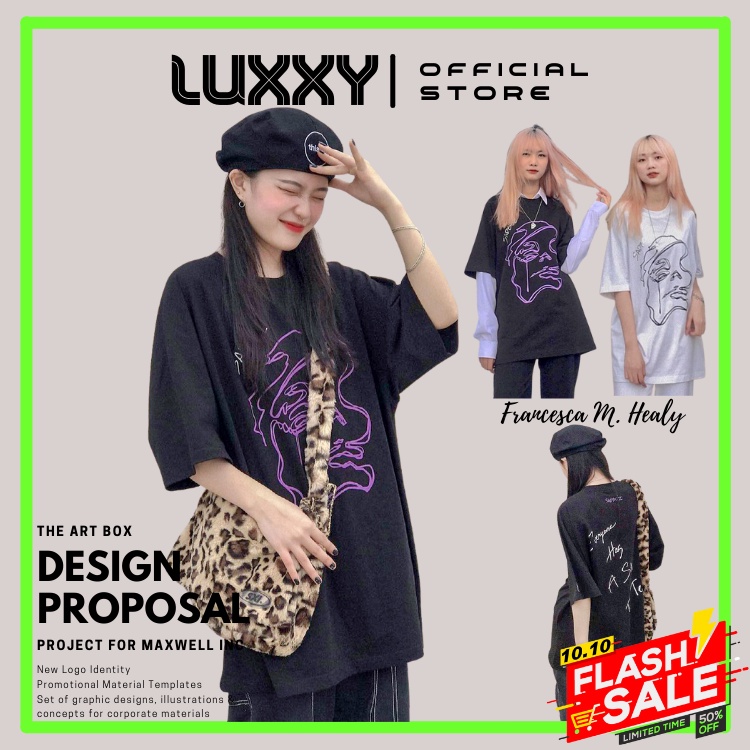 Áo thun tay lỡ Unisex Luxxy , áo phông form rộng size dưới 85kg - Luxxystore - Sadboiz Story