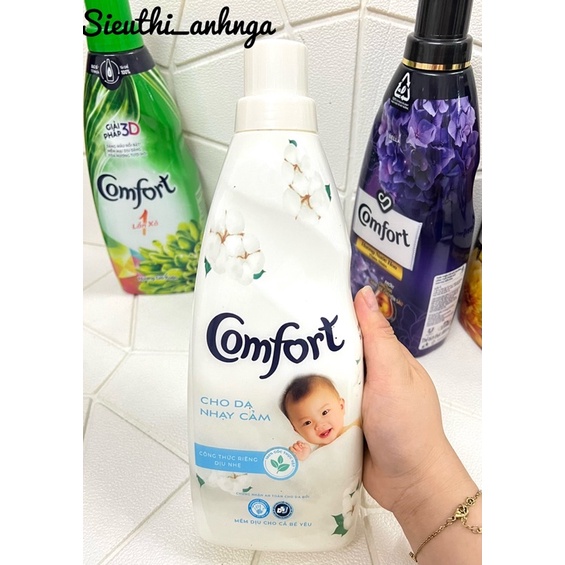 Nước Xả Vải Comfort Hương Nước Hoa Thiên Nhiên Chai 800 ML