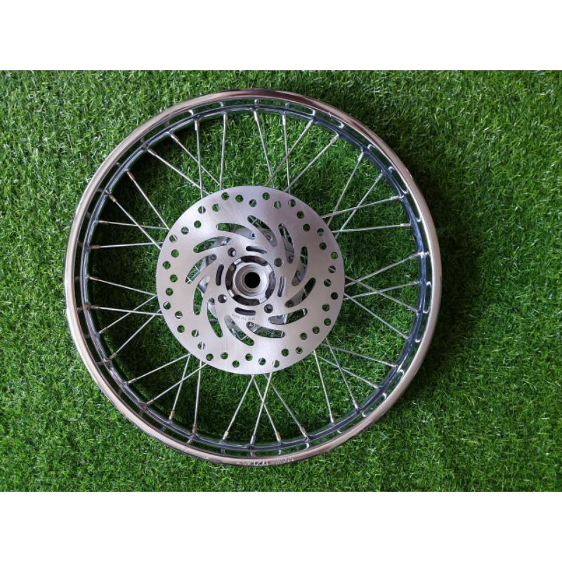 Bánh căm trước wave s110 zin theo xe đĩa thẳng niềng goshi 1.4