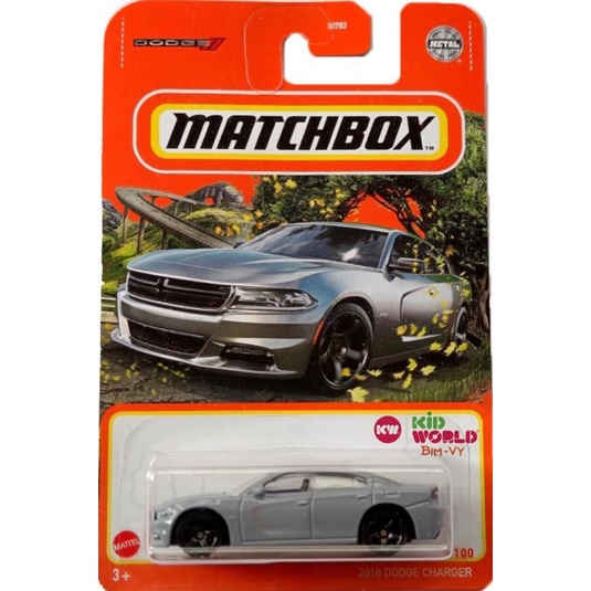 Xe mô hình Matchbox 2018 Dodge Charger GVX65.