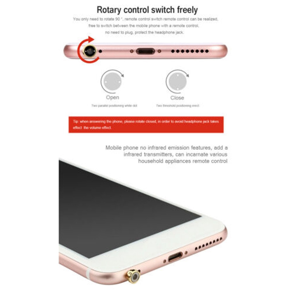Thiết Bị Điều Khiển Từ Xa Không Dây Ir Stb Giắc Cắm 3.5mm Cho Iphone / Android / Ios