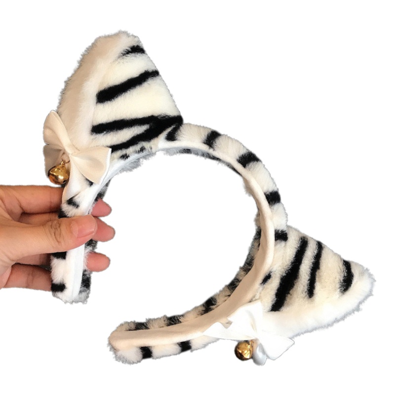 Băng Đô Tai Mèo Hoạt Hình Nhồi Bông Đáng Yêu Dành Cho Trẻ