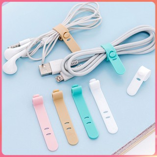 Set 4 dây quấn cáp/tai nghe bằng Silicone mềm chống thất lạc
