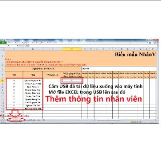 Máy Chấm Công Quyét vân tay