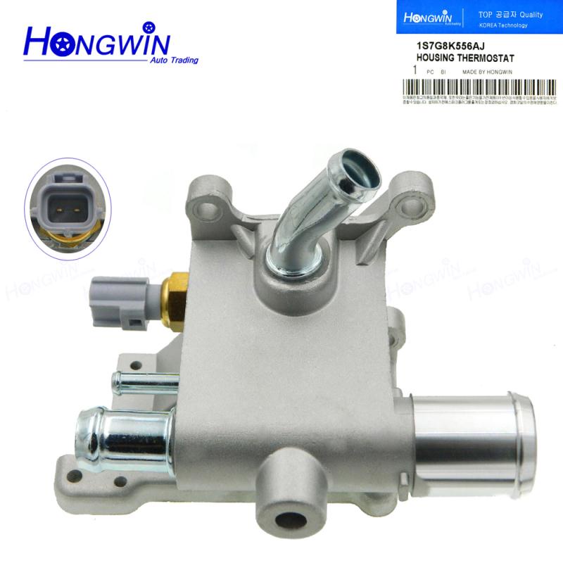 1S7G-8K556-AJ Nước Ổ Cắm Động Cơ Làm Mát Nhiệt Nhà Ở + Cảm Biến Cho Xe Mazda 3 5 7 LF01-1517Z-Z14-CN