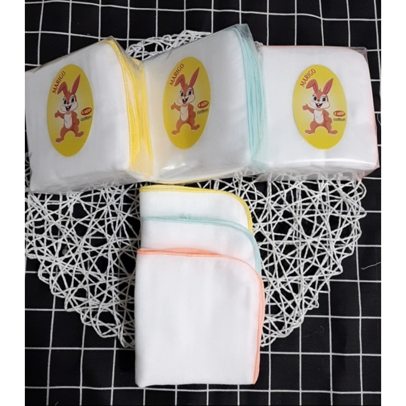 Khăn sữa cotton khổ nhỏ 25x25cm