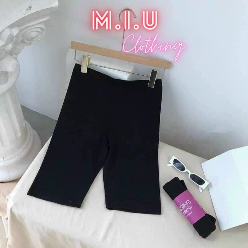 Legging ngố nâng mông Quần legging lửng thái Quần legging ngố đùi thái cạp chun siêu mịn