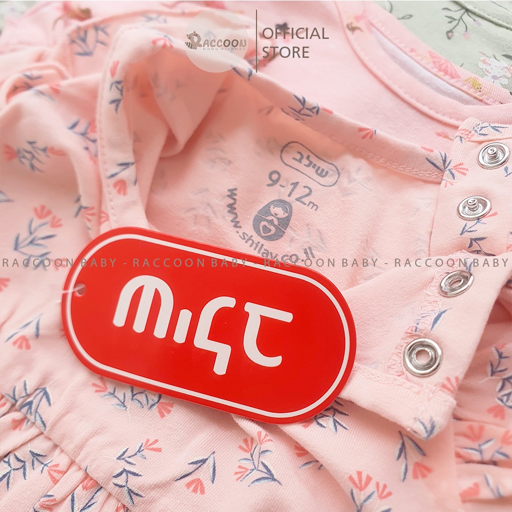 Body váy tay ngắn bé gái xuất dư chất thun và thô