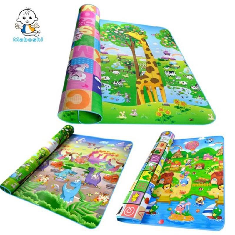 Chiếu xốp / Thảm trải sàn xốp 2 mặt phủ Silicone chống thấm, chống ngã cho bé vui chơi (1m6 / 1m8 / 2m2 / 2m5 / 3m) x 2m