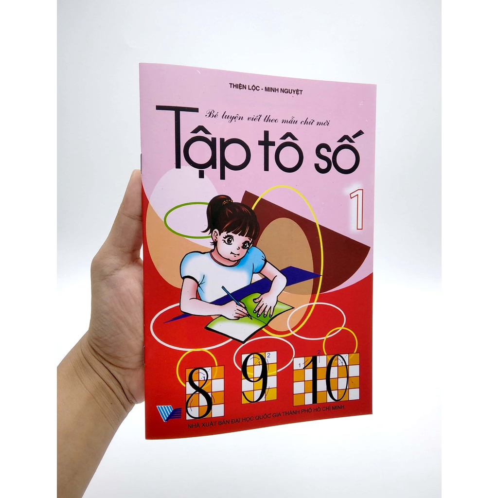 Sách Bé Luyện Viết Theo Mẫu Chữ Mới - Tập Tô Số 1 (Tái Bản)