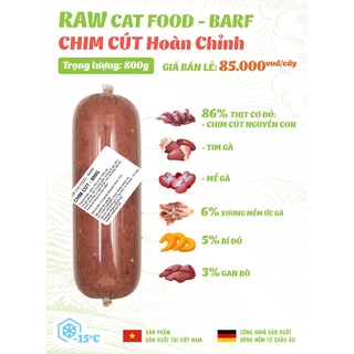 Thịt tươi raw dog cấp đông cho chó
