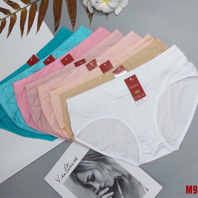 5 quần lót nữ bigsize thun lạnh mềm mát mặc mùa hè phom to 963