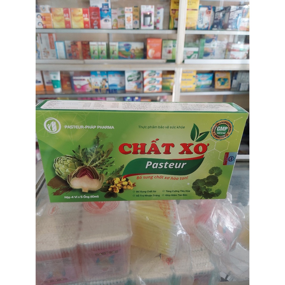 Chất xơ Pasteur, hỗ trợ bổ sung chất xơ, giảm táo bón ở trẻ em và bà bầu, người ít ăn rau xanh (Hộp 