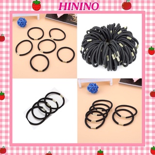 Dây buộc tóc đen, trơn đơn giản SC18