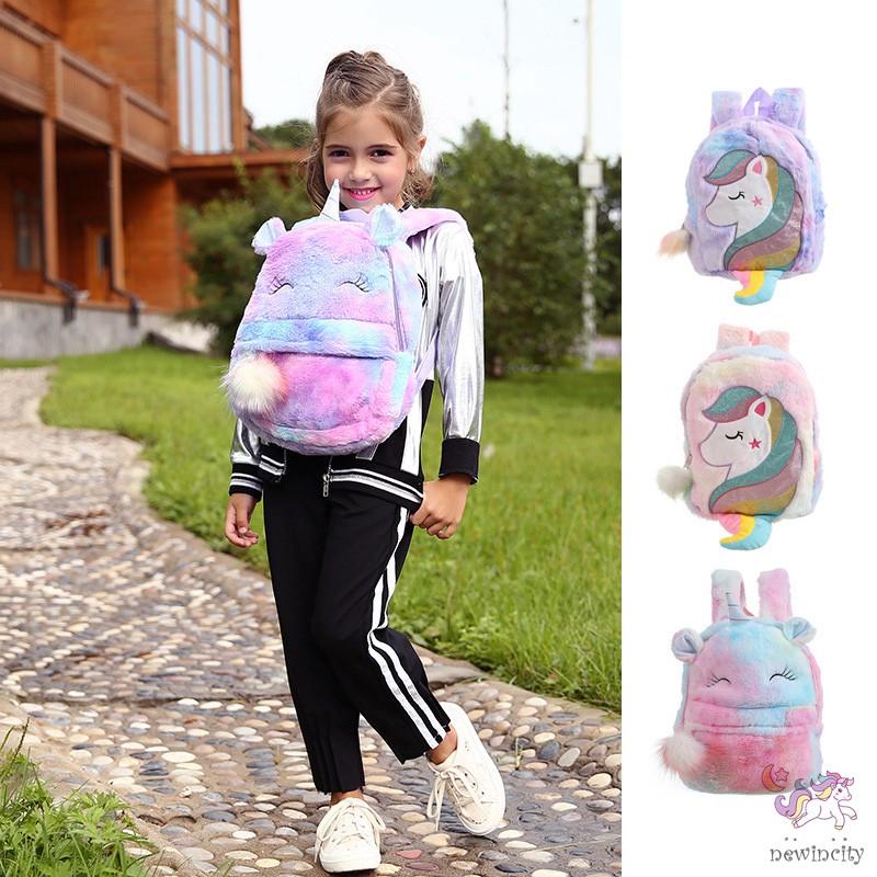 Balo Nhung Hình Kì Lân Dễ Thương Cho Bé