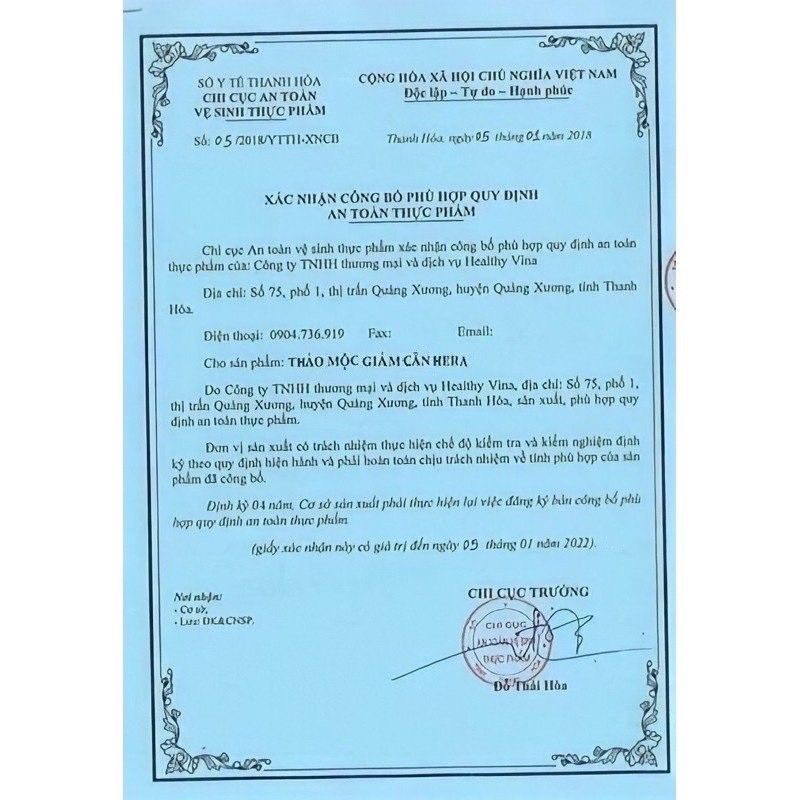 THẢO MỘC GIẢM CÂN HERA PLUS 30V/15 NGÀY  Có Phiếu Bảo Hành