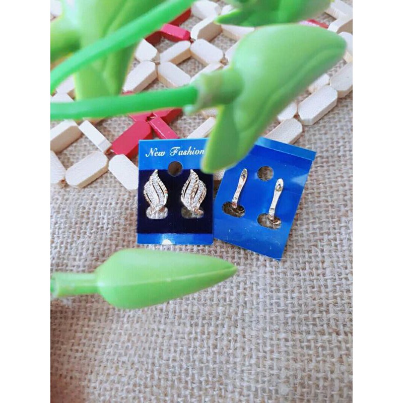 Bông tai hợp kim xi mạ-M45