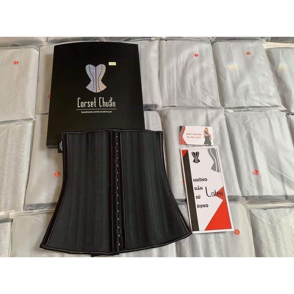 🔥COMBO ÁO LINER + KEM TAN MỠ VÀ ĐAI🔥Đai Nịt Bụng LATEX Chuẩn Hy Lạp 25 Xương Nhập Khẩu Chính Hãng