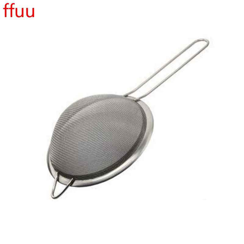 Home Kitchen Oil Strainer Tool Stainless Steel Wire Mesh Flour Sifter Sieve Colander