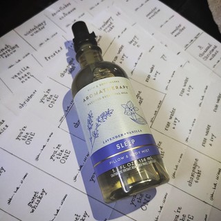 /Aromatherapy/ SLEEP 🪴lavender + vanilla🍦 Xịt thơm body & gối 156ml - Bath & Body Works via bbw_kath