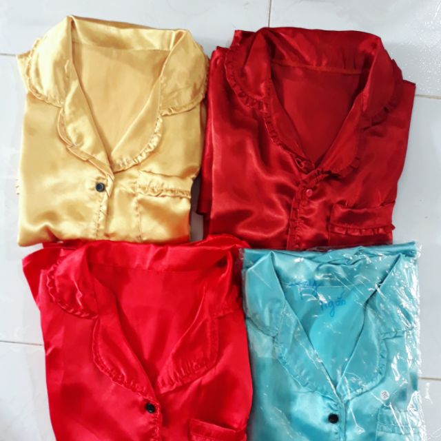 Sét bộ pizama lụa